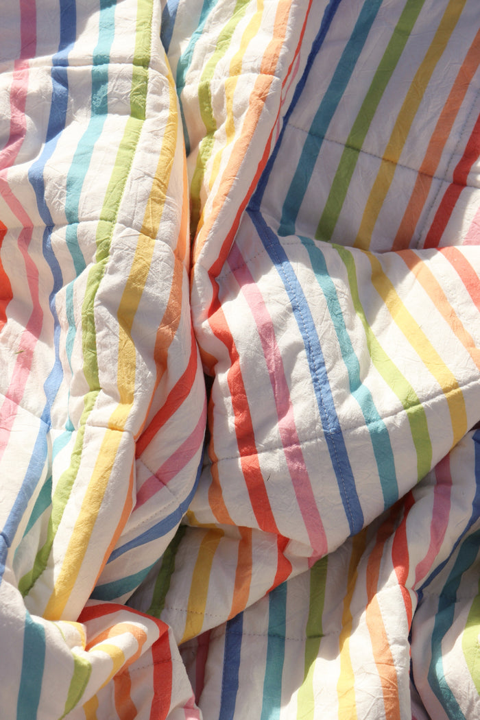 Playground Stripe Reversible Quilt (Pre Order June/July)