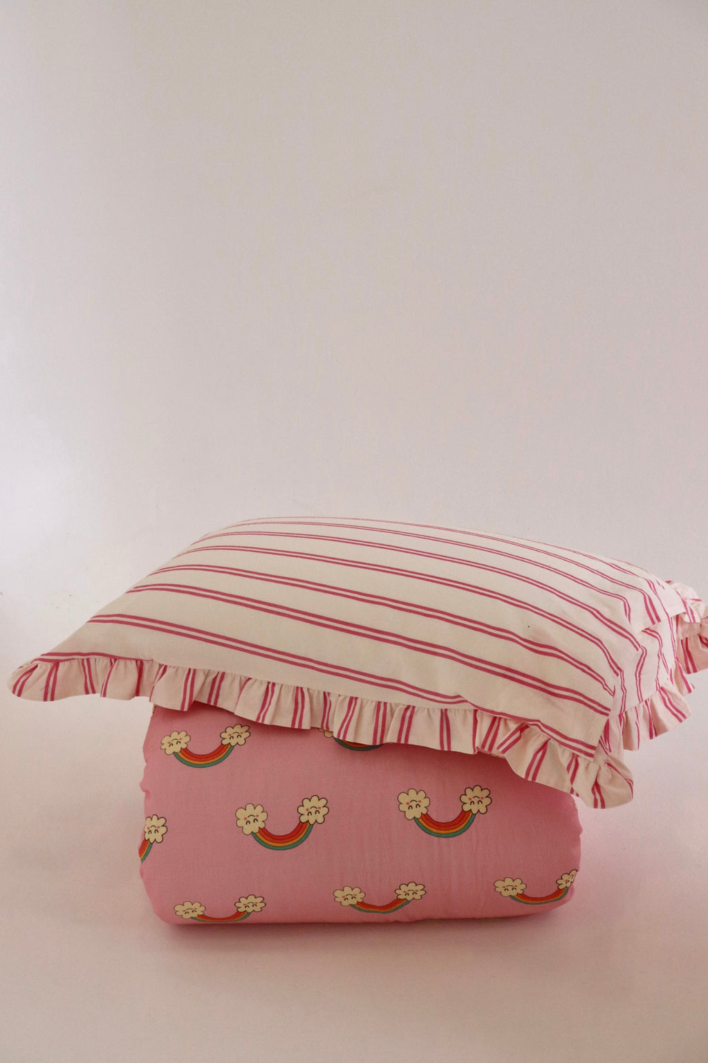 Over The Rainbow Reversible Duvet Cover Set