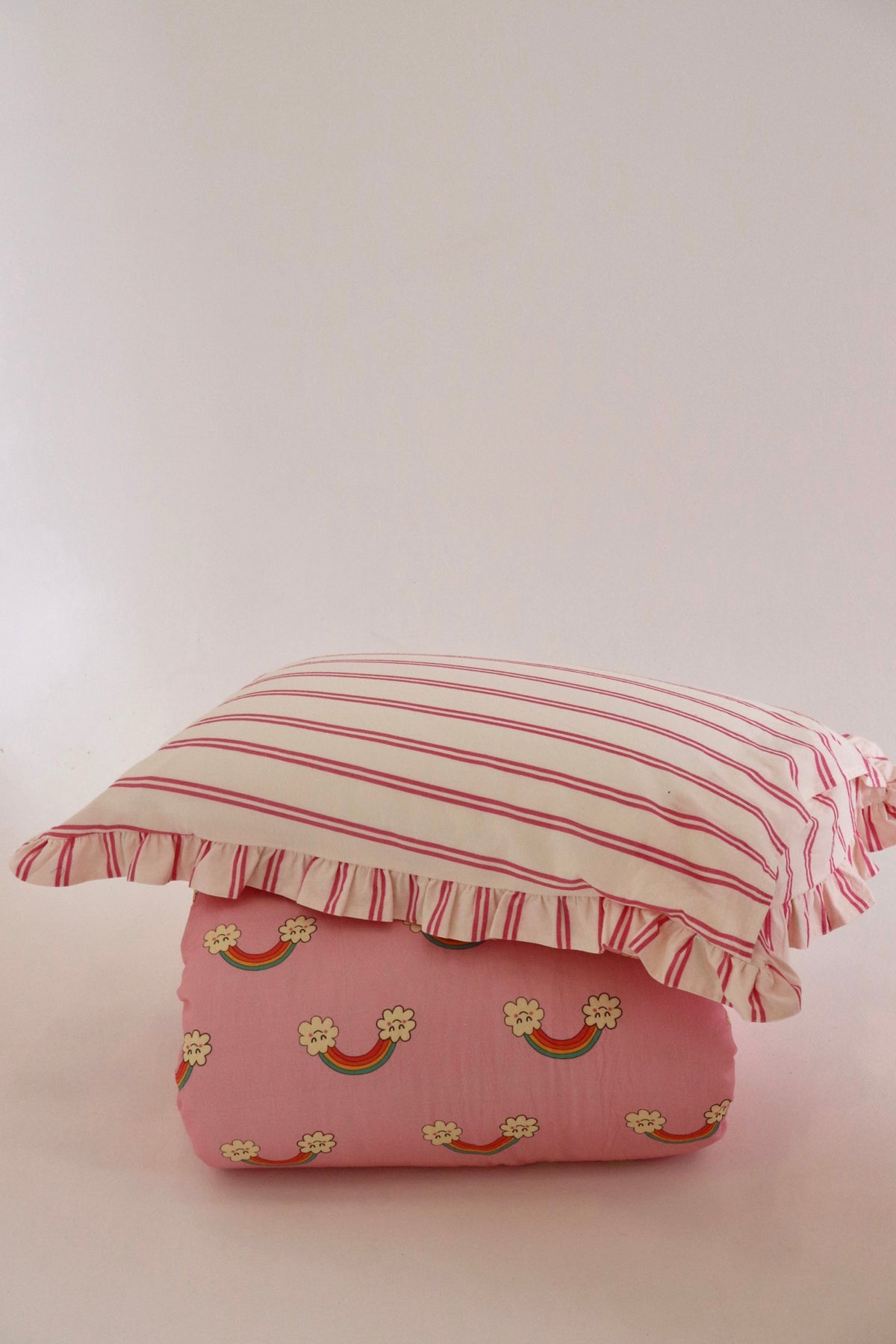 Over The Rainbow Reversible Duvet Cover Set