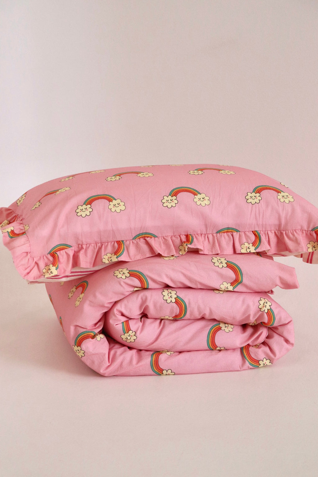 Over The Rainbow Reversible Duvet Cover Set