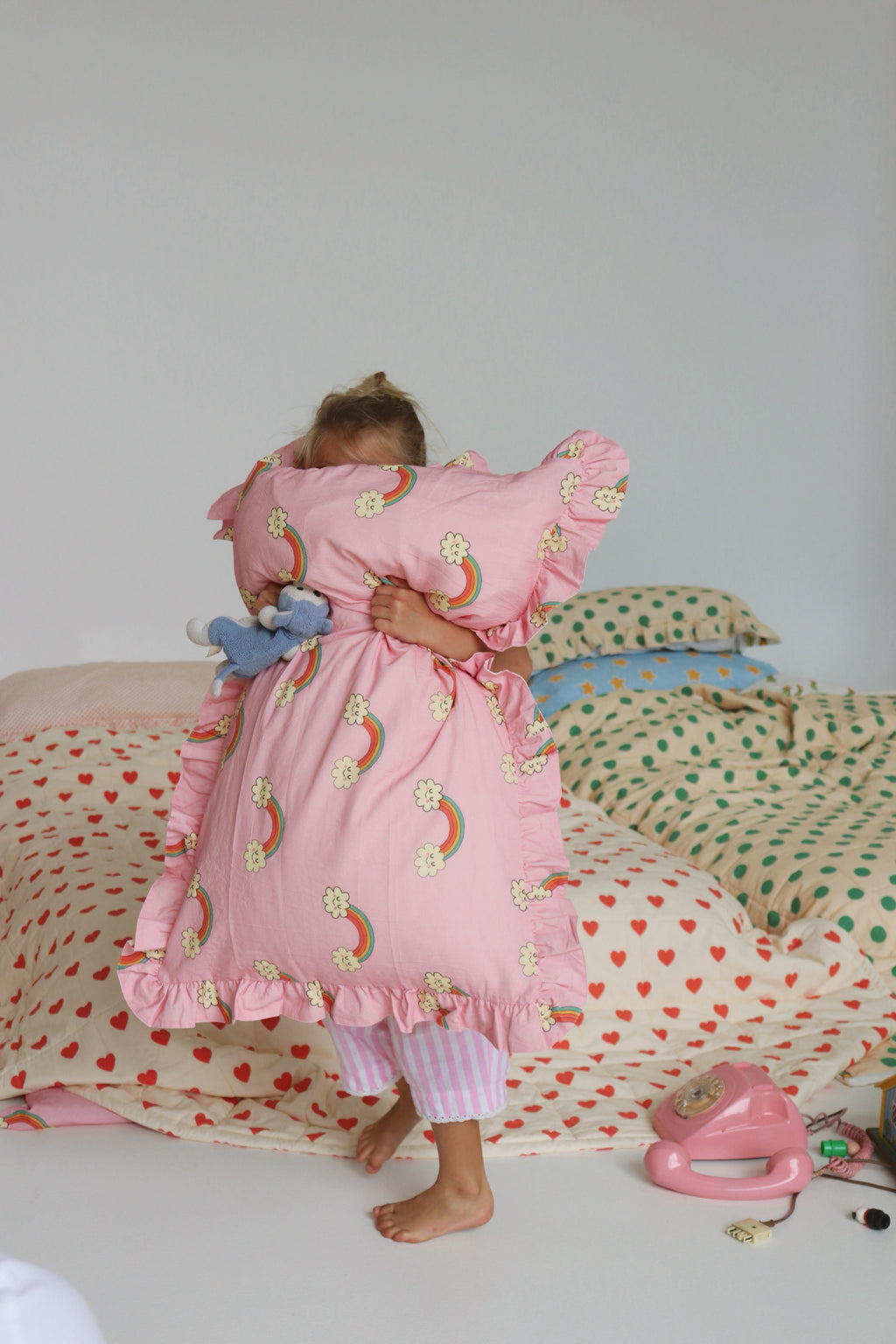 Over The Rainbow Reversible Pillowcase (Full Frill)