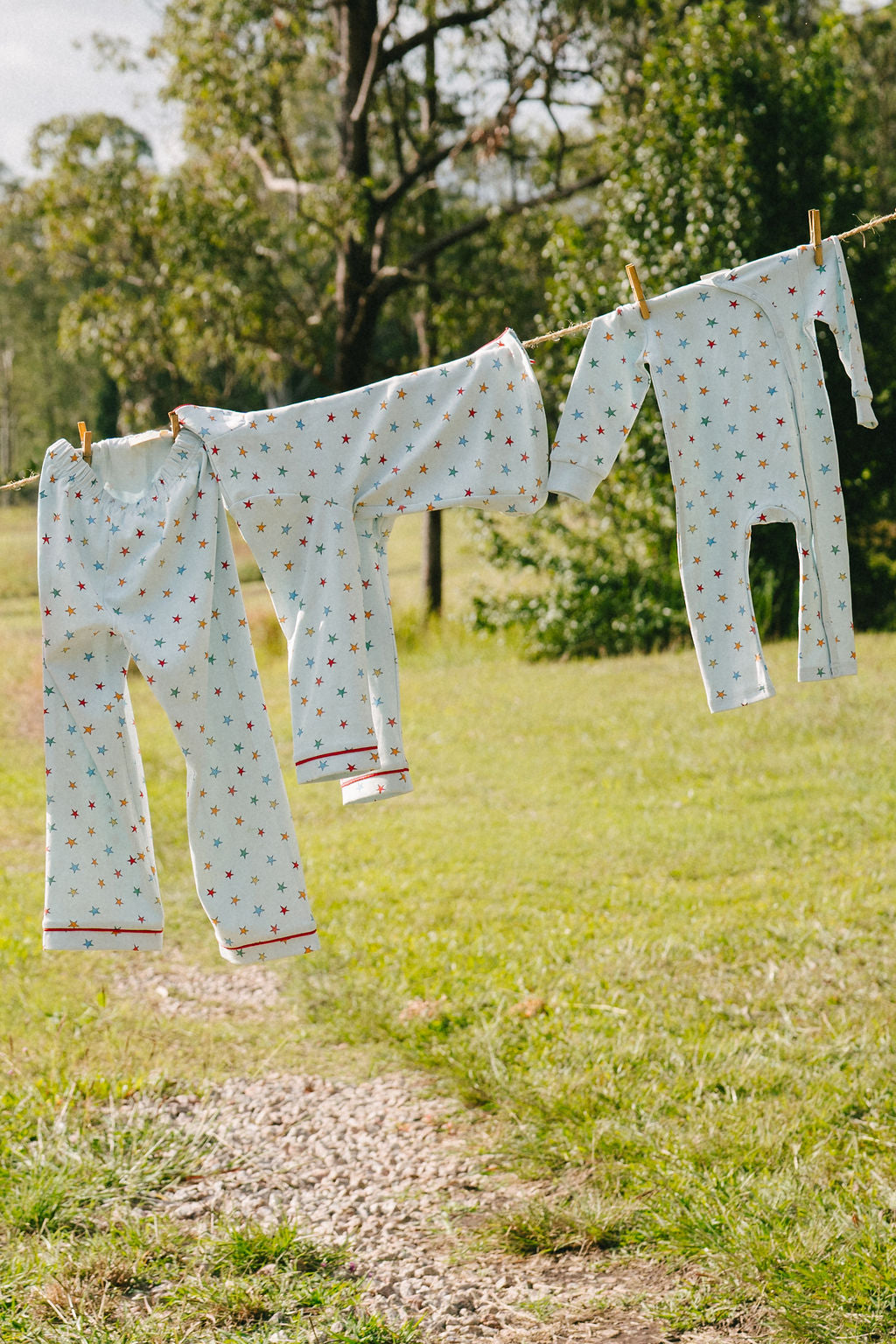 Retro Star Sleep Romper (Pre Order June)
