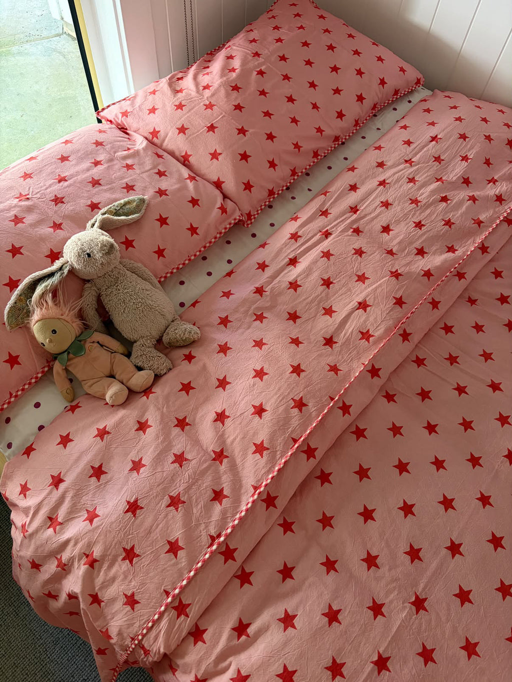 Strawberry Star Duvet Cover Set