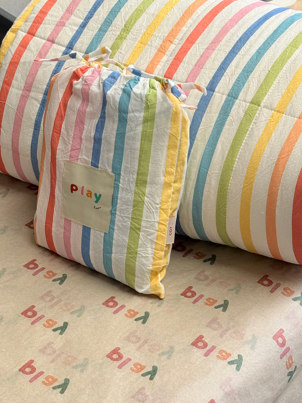 Playground Stripe Duvet Cover Set