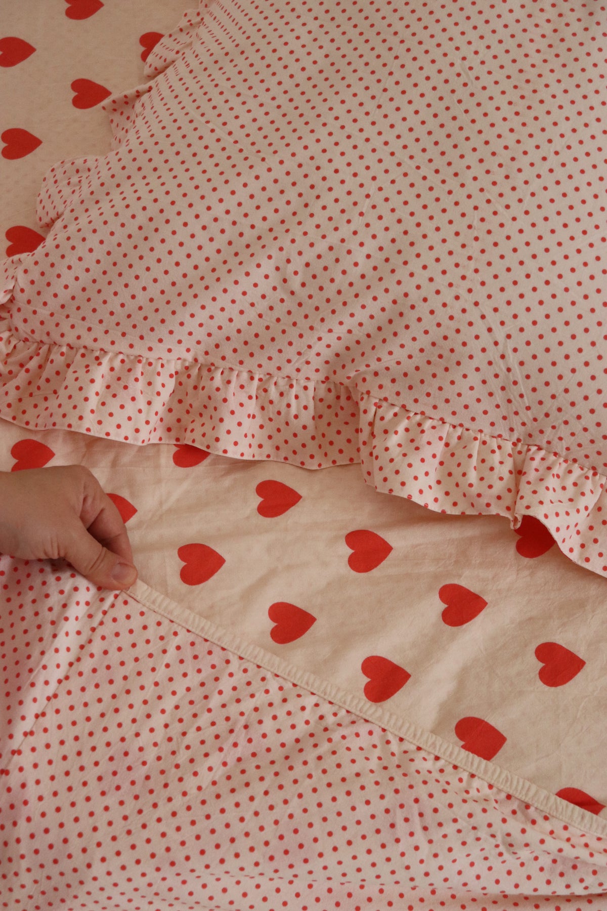 Sweetheart Reversible Fitted Sheet Set