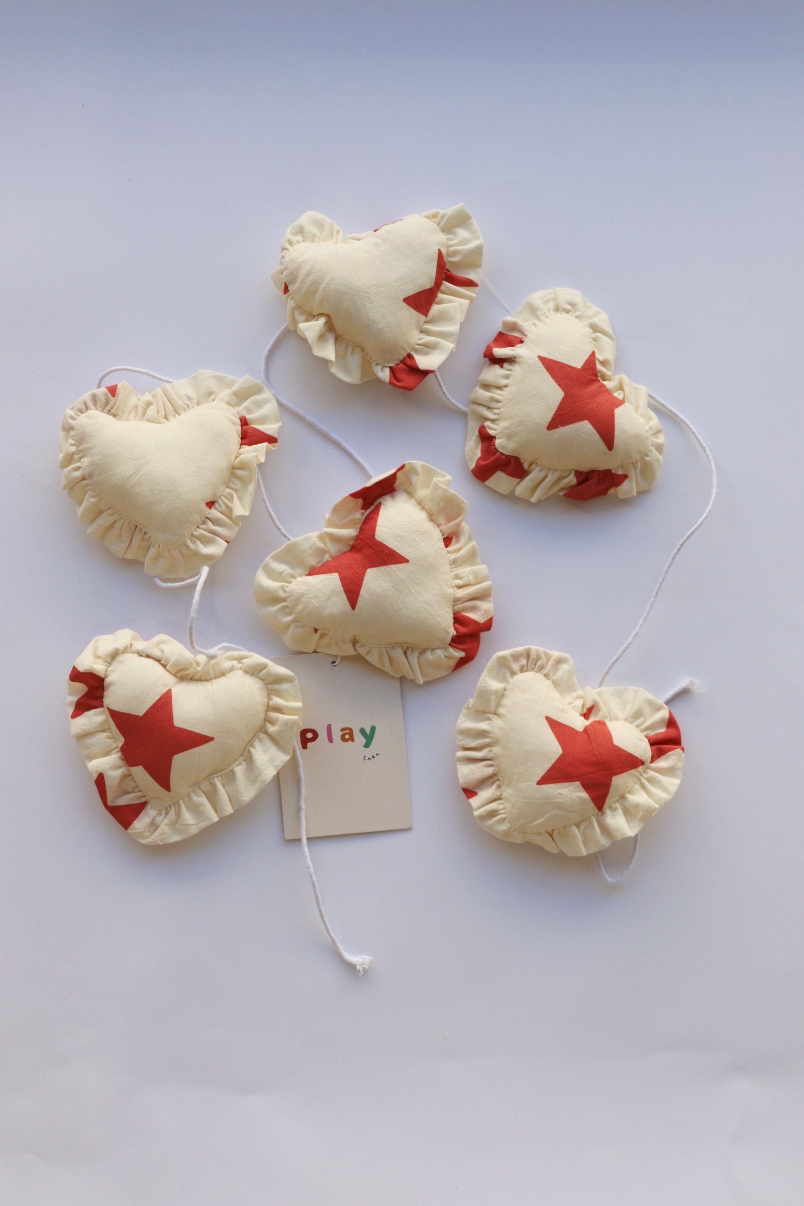 Rocket Star Frill Heart Garland
