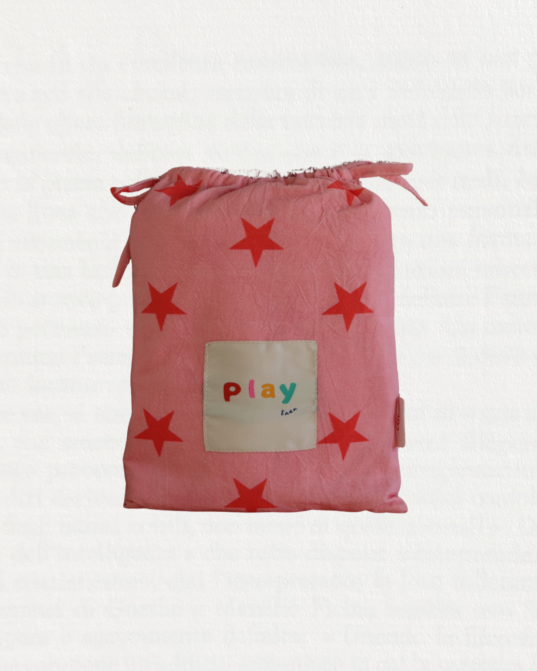 Strawberry Star Fitted Sheet Set