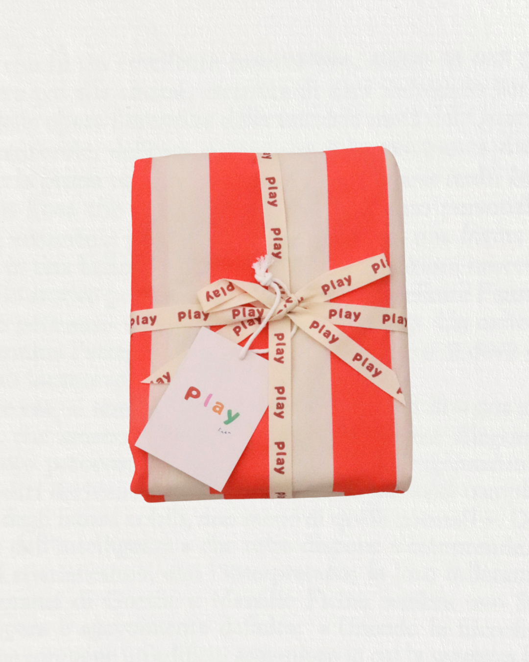 Cherry Stripe Flat Sheet