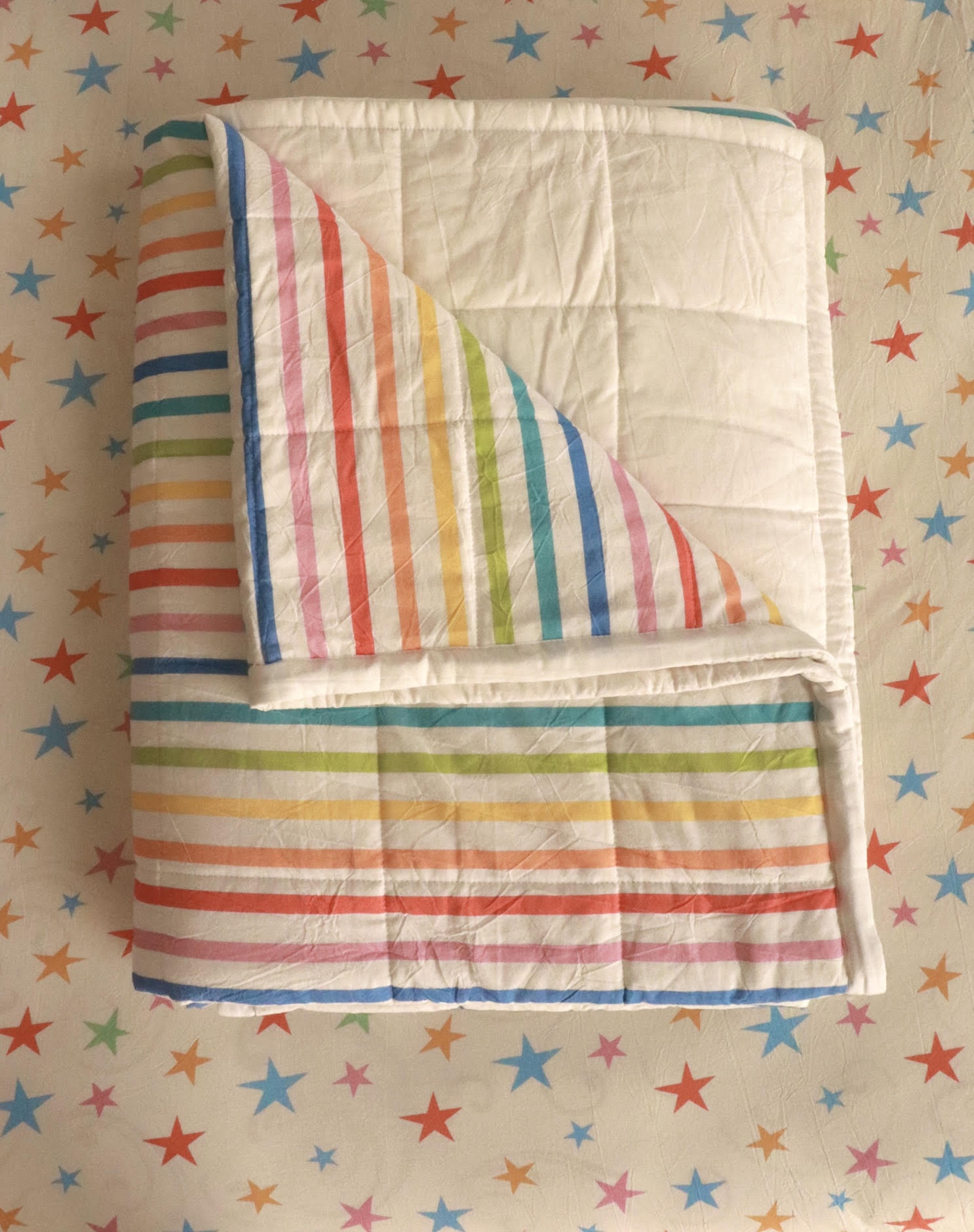 Playground Stripe Reversible Quilt (Pre Order June/July)